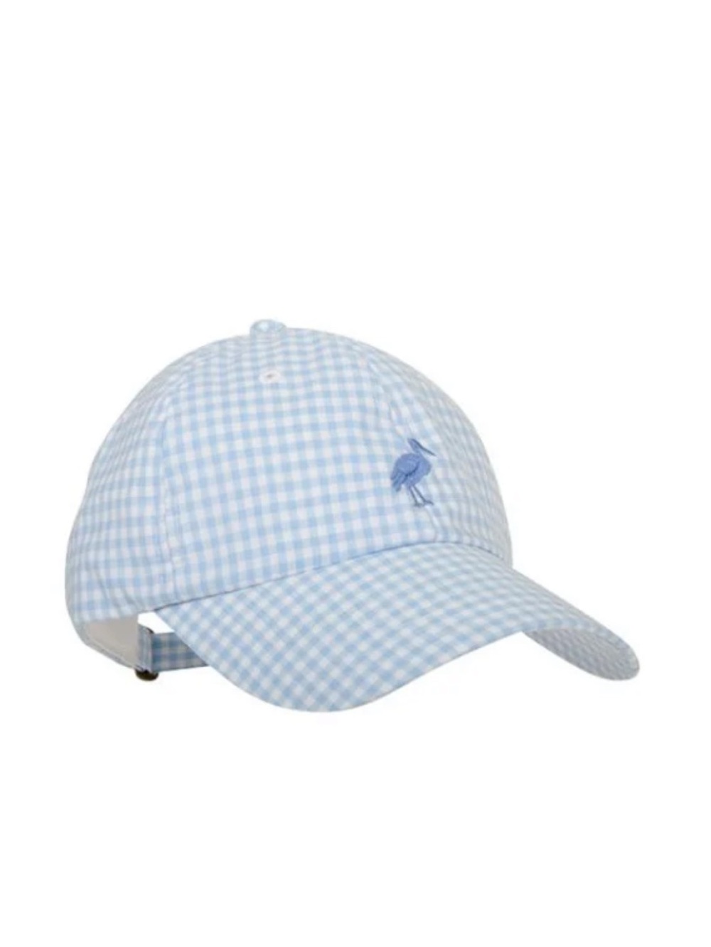 The Beaufort Bonnet Company Covington Cap with Stork - Buckhead Blue